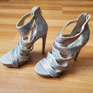 Gorgeous sparkly high heeled shoes